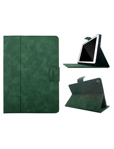 oTronica oTronica iPad hoes 5e / 6e generatie Luxe Leren Bookcase Groen