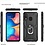 Ntech Samsung A20E Hoesje kickstand Armor case Zwart - Galaxy A20e Ring houder TPU backcover hoesje - met Galaxy A20E screenprotector 2 pack