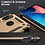 Ntech Hoesje Geschikt Voor Samsung Galaxy A20E Hoesje kickstand Armor case Goud Met screenprotector 2 pack