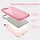 Ntech Hoesje Geschikt voor iPhone 14 Plus Glitter Siliconen backcover – Roze