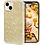 Ntech Hoesje Geschikt voor iPhone 14 Plus Glitter Siliconen backcover – Goud