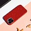 Ntech Hoesje Geschikt voor iPhone 14 Pro Glitter Siliconen backcover – Rood