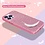 Ntech Hoesje Geschikt voor iPhone 14 Pro Glitter Siliconen backcover – Roze