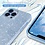 Ntech Hoesje Geschikt voor iPhone 14 Pro Glitter Siliconen backcover – Blauw