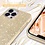Ntech Hoesje Geschikt voor iPhone 14 Pro Glitter Siliconen backcover – Goud