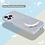 Ntech Hoesje Geschikt voor iPhone 14 Pro Max Glitter Siliconen backcover – Zilver