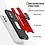 Ntech Hoesje Geschikt Voor Samsung Galaxy A53 Hoesje Heavy Duty Armor Hoesje Rood - Galaxy A53 5G Case Kickstand Ring cover met Magnetisch Auto Mount- Hoesje Geschikt Voor Samsung Galaxy A53 screenprotector 2 pack