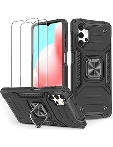 Ntech Samsung A32 5G Hoesje Heavy Duty Armor Hoesje Zwart