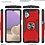 Ntech Hoesje Geschikt Voor Samsung Galaxy A32 5G Hoesje Heavy Duty Armor Hoesje Rood - Galaxy A32 5G Case Kickstand Ring cover met Magnetisch Auto Mount- Hoesje Geschikt Voor Samsung Galaxy A32 screenprotector 2 pack