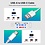 Ntech USB C kabel Wit geschikt voor Samsung S8, S9, S10, S20, S21, S22 Plus & S22 Ultra - Samsung Oplaadkabel - usb c naar usb kabel