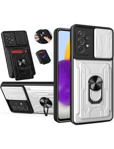 Ntech Samsung A33 hoesje met kickstand Wit