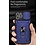 oTronica Geschikt voor iPhone 12 Pro Max hoesje met pashouder - camera bescherming cover en ring houder – Blauw – oTronica