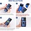 oTronica Hoesje Geschikt Voor Samsung Galaxy S22 Plus hoesje met pashouder - camera bescherming cover en ring houder – Grijs – oTronica