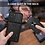 oTronica Hoesje Geschikt Voor Samsung Galaxy S21 FE hoesje met pashouder - camera bescherming cover en ring houder – Zilver – oTronica