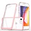 Ntech Bumper case Hoesje Geschikt voor iPhone SE 2022 Hoesje Shockproof – Rosegoud / Transparant