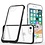 Ntech Bumper case Hoesje Geschikt voor iPhone 7 plus / 8 plus Hoesje Shockproof – Zwart / Transparant