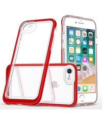 Ntech Bumper geschikt voor Apple iPhone 7 plus / 8 plus Hoesje Rood