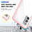 Ntech Bumper case Hoesje Geschikt Voor Samsung Galaxy S21 FE hoesje shockproof - Rose Goud / Transparant
