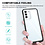 Ntech Bumper case Hoesje Geschikt Voor Samsung Galaxy S22 hoesje shockproof - Zwart / Transparant