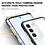 Ntech Bumper case Hoesje Geschikt Voor Samsung Galaxy S22 hoesje shockproof - Zwart / Transparant