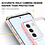Ntech Bumper case Hoesje Geschikt Voor Samsung Galaxy S22 hoesje shockproof - Rose Goud / Transparant