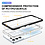 Ntech Bumper case Hoesje Geschikt Voor Samsung Galaxy S22 Ultra hoesje shockproof - Zwart / Transparant