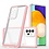 Ntech Bumper case Hoesje Geschikt Voor Samsung Galaxy A73 hoesje shockproof - Rose Goud / Transparant