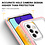 Ntech Bumper case Hoesje Geschikt Voor Samsung Galaxy A73 hoesje shockproof - Rose Goud / Transparant