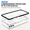 Ntech Bumper case Hoesje Geschikt Voor Samsung Galaxy A73 hoesje shockproof - Zwart / Transparant
