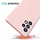 Ntech Hoesje Geschikt Voor Samsung Galaxy A13 4G Hoesje – siliconen backcover – Liquid TPU – Licht Roze – Met Screenprotector - 2 stuks
