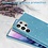 oTronica Hoesje Geschikt Voor Samsung Galaxy S22 Ultra hoesje glitter backcover – Blauw – oTronica