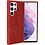 oTronica Hoesje Geschikt Voor Samsung Galaxy S22 Ultra hoesje glitter backcover – Rood – oTronica