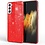oTronica Hoesje Geschikt Voor Samsung Galaxy S22 hoesje glitter backcover – Rood – oTronica