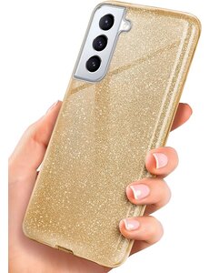 oTronica Samsung Galaxy S22 glitter backcover-Goud