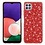 oTronica Hoesje Geschikt Voor Samsung Galaxy A22 5G hoesje glitter backcover – Rood – oTronica
