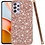 oTronica Hoesje Geschikt Voor Samsung Galaxy A53 hoesje glitter backcover – Rosegoud – oTronica