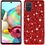 oTronica Hoesje Geschikt Voor Samsung Galaxy A73 hoesje glitter backcover – Rood – oTronica