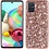 oTronica Hoesje Geschikt Voor Samsung Galaxy A73 hoesje glitter backcover – Rosegoud – oTronica