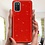 oTronica Hoesje Geschikt Voor Samsung Galaxy A02S hoesje glitter backcover – Rood – oTronica