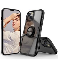Ntech iPhone 14 hoesje Luxe carbon cover case - hoesje iPhone 14 case m