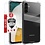 Ntech Hoesje Geschikt Voor Samsung Galaxy A04S Hoesje transparant Anti Shock silicone back cover Met Screenprotector 2 PACK