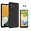 Ntech Hoesje Geschikt Voor Samsung Galaxy A04S / A13 5G Hoesje silicone Liquid Nano soft back cover Met 2x Screenprotector – Zwart