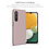 Ntech Hoesje Geschikt Voor Samsung Galaxy A04S / A13 5G Hoesje silicone Liquid Nano soft back cover Met 2x Screenprotector – Pink Sand