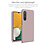 Ntech Hoesje Geschikt Voor Samsung Galaxy A04S / A13 5G Hoesje silicone Liquid Nano soft back cover Met 2x Screenprotector – Pink Sand