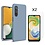 Ntech Hoesje Geschikt Voor Samsung Galaxy A04S / A13 5G Hoesje silicone Liquid Nano soft back cover Met 2x Screenprotector – Licht Blauw