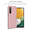 Ntech Hoesje Geschikt Voor Samsung Galaxy A04S / A13 5G Hoesje silicone Liquid Nano soft back cover Met 2x Screenprotector – Licht Roze