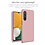 Ntech Hoesje Geschikt Voor Samsung Galaxy A04S / A13 5G Hoesje silicone Liquid Nano soft back cover Met 2x Screenprotector – Licht Roze