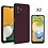 Ntech Hoesje Geschikt Voor Samsung Galaxy A04S / A13 5G Hoesje silicone Liquid Nano soft back cover Met 2x Screenprotector – Wijn Rood