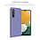 Ntech Hoesje Geschikt Voor Samsung Galaxy A04S / A13 5G Hoesje silicone Liquid Nano soft back cover Met 2x Screenprotector – Lila