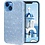 oTronica Geschikt voor iPhone 13 hoesje glitter backcover – Blauw – oTronica